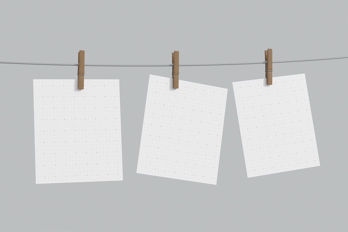 Hanging Polaroid Photo Frame Mockup, a Product Mockup by graphypix (Photo 4 of 4)