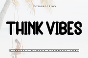Think Vibes, a Serif Font by InermediaSTUDIO (Thumbnail 1 of 7)