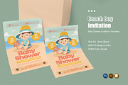 Beach Boy Baby Shower Invitation, an Invitation Template by Esensifiksi.studio (Thumbnail 1 of 2)