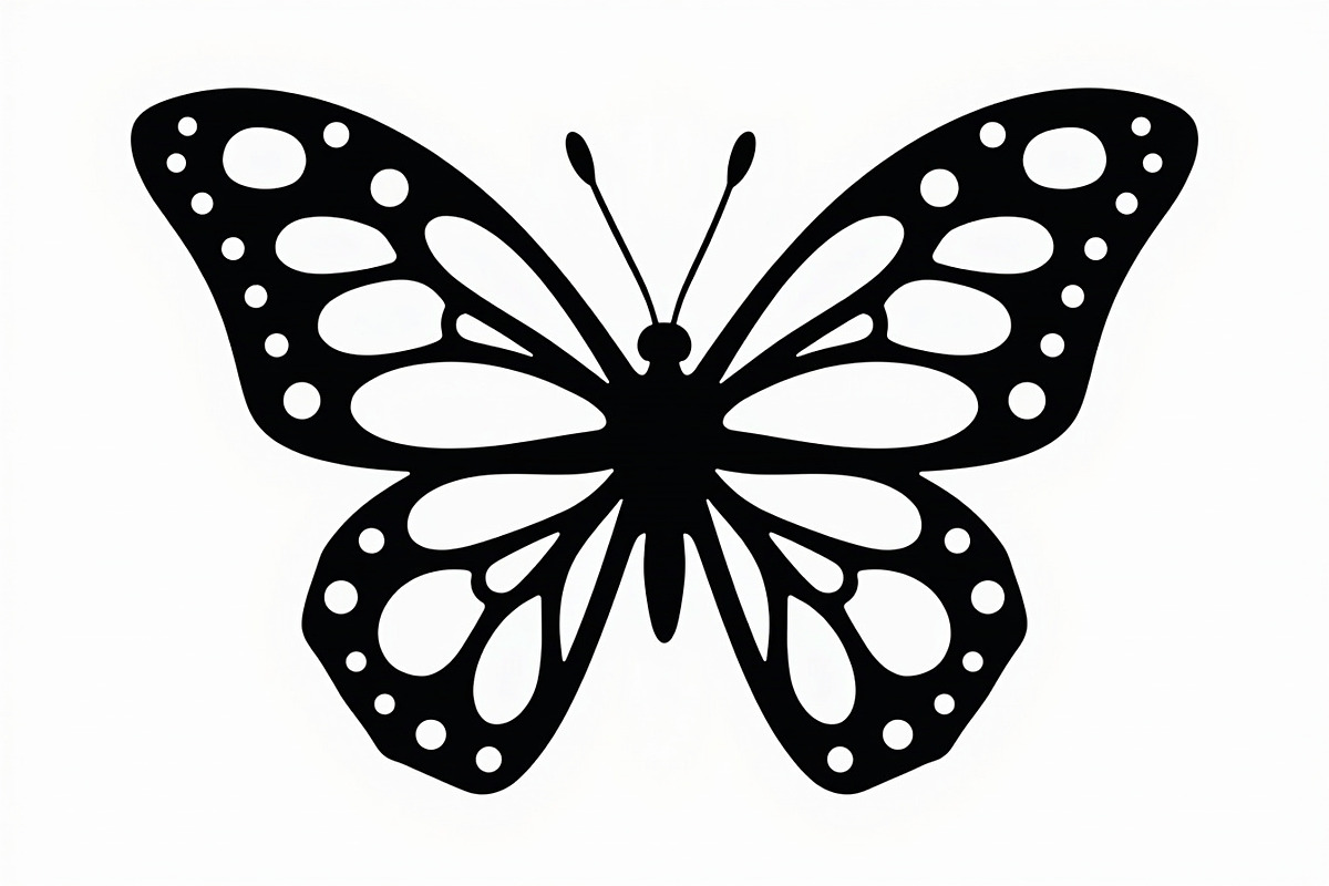 Delicate Butterfly Laser Cut Design, an Icon by hafijul (Photo 2 of 13)