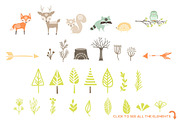 Baby Woodland Design Pack, an Animal Illustration by Wild Twig Co (Thumbnail 11 of 12)