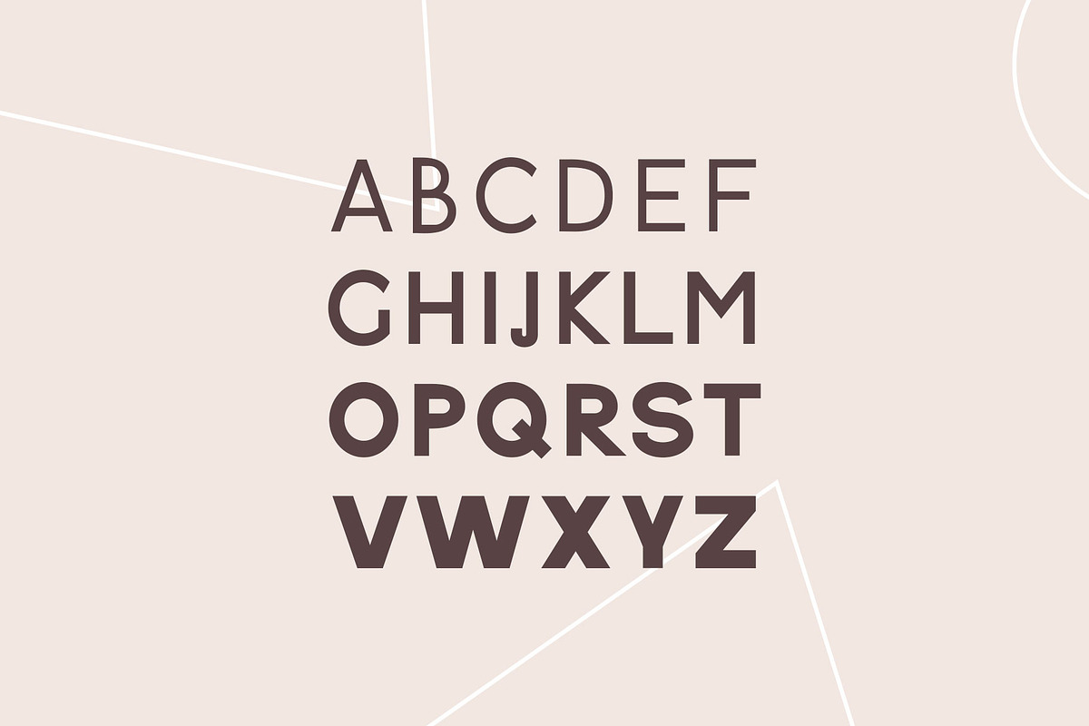 Geometrique | Sans Font Family preview 3
