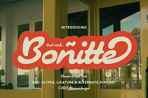 Bonitte - Classic Script, a Script Font by Marvadesign