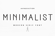 Minimalist, a Sans Serif Font by InermediaSTUDIO (Thumbnail 1 of 8)