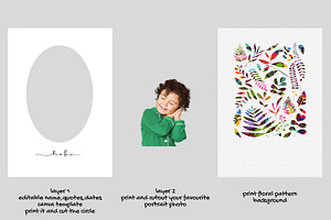 DIY Collage Kids Portrait Canva