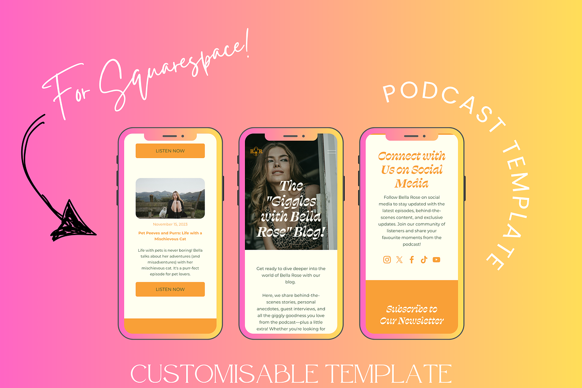 Podcast Squarespace Template, a Squarespace Template by Lumina Alchemy (Photo 6 of 10)