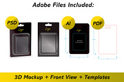 Blister Card Mockup + Template, a Packaging Mockup by Korner (Thumbnail 5 of 11)