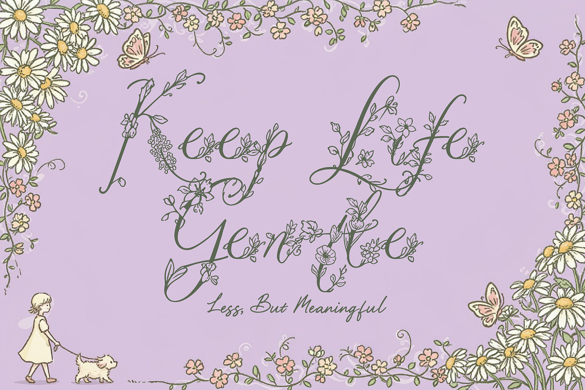 MiRohlWay - Floral Elegant Script, a Script Font by HypeWorksCo (Photo 12 of 20)