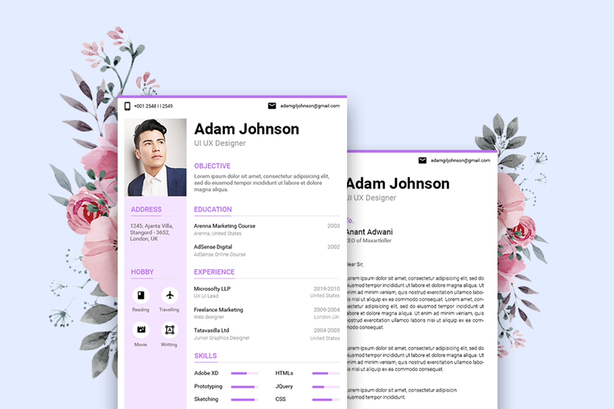 Light Resume CV, a Resume Template by AdminUIUX (Photo 3 of 5)