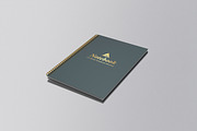A4 Spiral Notebook Mockup, a Print Template by graphicsecond (Thumbnail 5 of 16)