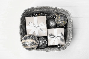 Christmas presents and silver, a Holiday Photo by Anna Efetova
