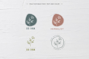 The Herbal Shop, Premade Logos