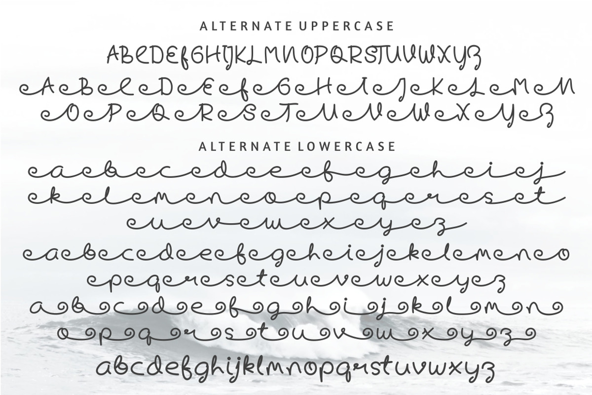 Skywave Typeface preview 5