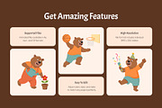 30 Animated Bear Illustrations, an Animal Illustration by Brickclay (Thumbnail 2 of 4)