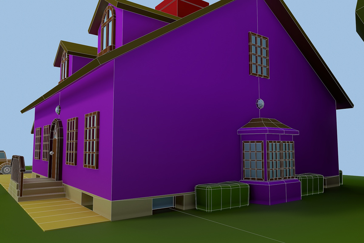 Low Poly House 2, an Architecture 3D Model by Midgardians (Photo 12 of 14)