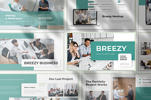 Breezy Business Presentation Temp, a Presentation Template by Analogous Temp