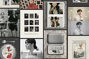 Vintage Texture Social Media Kit, a Social Media Template by Pani Temp. (Thumbnail 7 of 16)