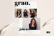 Graduation Invitation Template GC049, an Invitation Template by Always Templates (Thumbnail 1 of 3)