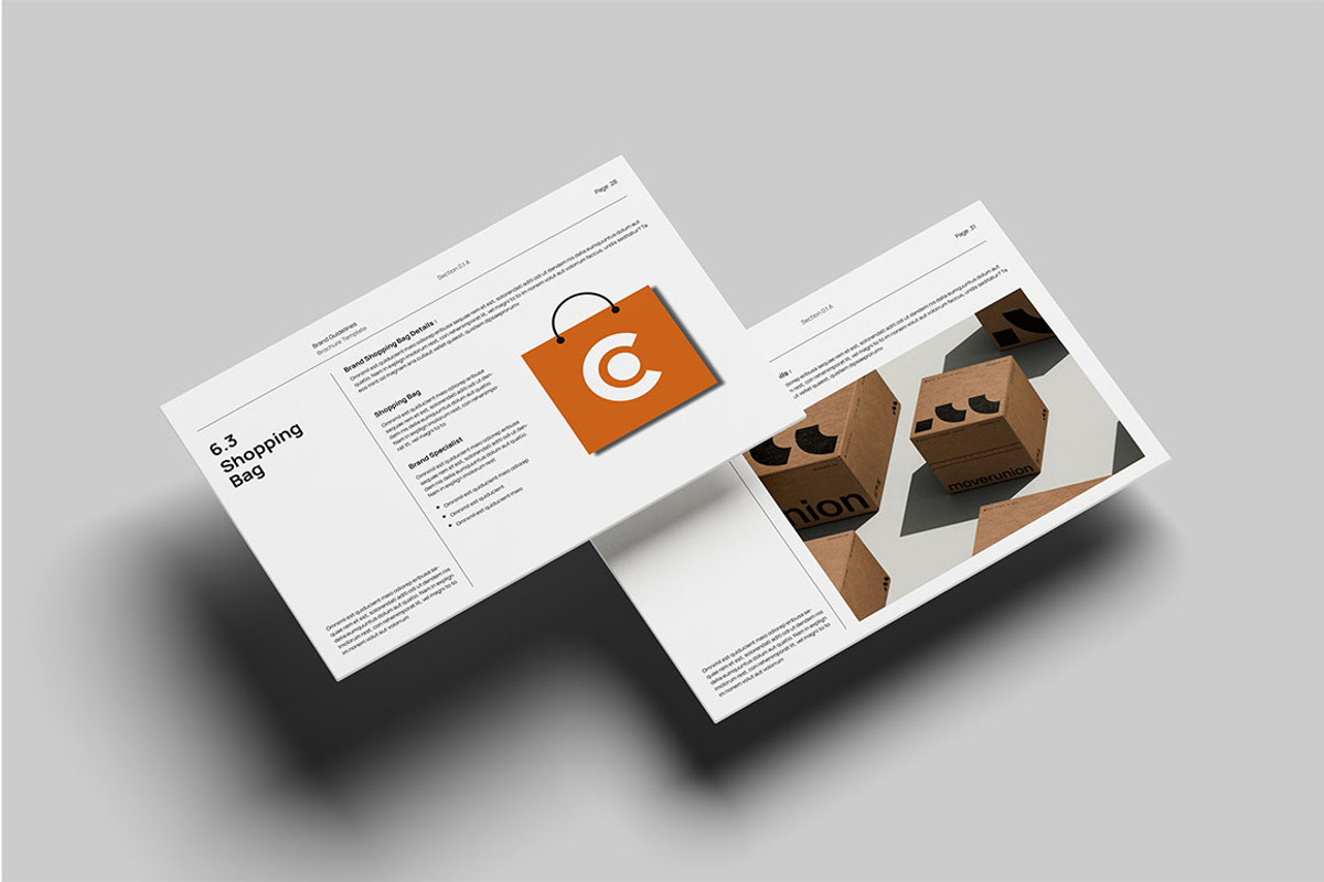 Brand Guidelines3 Brochure, a Brochure Template by yanindesign (Photo 6 of 6)