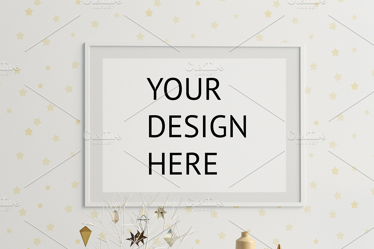 Modern Christmas interior., a Print Template by ChromiumHeart (Photo 17 of 21)