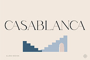 Casablanca - Sleek & Exotic Serif, a Serif Font by Alubia design (Thumbnail 10 of 11)
