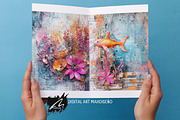 Underwater World, Mixed Media Pages, a Background Graphic by Digital Art Mahdiseño (Thumbnail 9 of 10)
