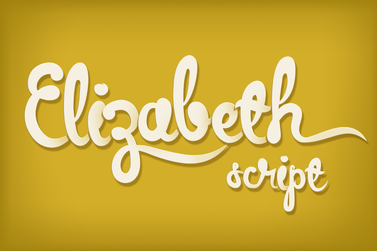 Elizabeth Script preview 5