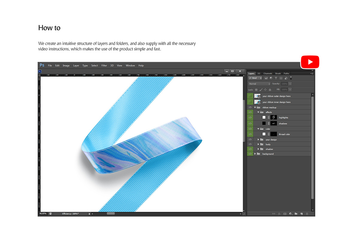 Ribbon Mockups Set, a Packaging Mockup by rebrandy (Photo 11 of 13)