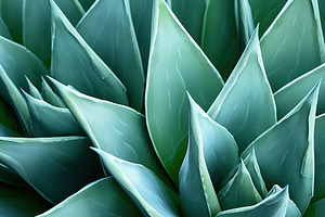 Background of green agave cactus, a Nature Photo by AlyaAnd