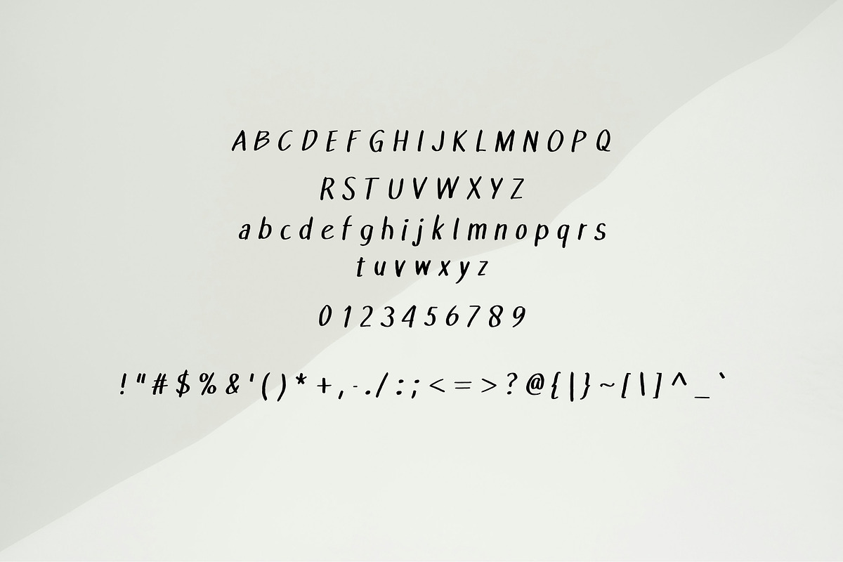AntiBully Hand-Drawn Brush Font, a Handwritten Font by BeadyLab (Photo 2 of 5)