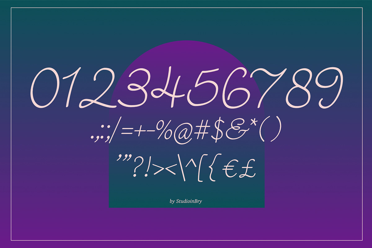 BRY Cafe Mafe - Handwritten Script, a Handwritten Font by StudioinBry (Photo 9 of 10)