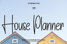 House Planner | Script Font