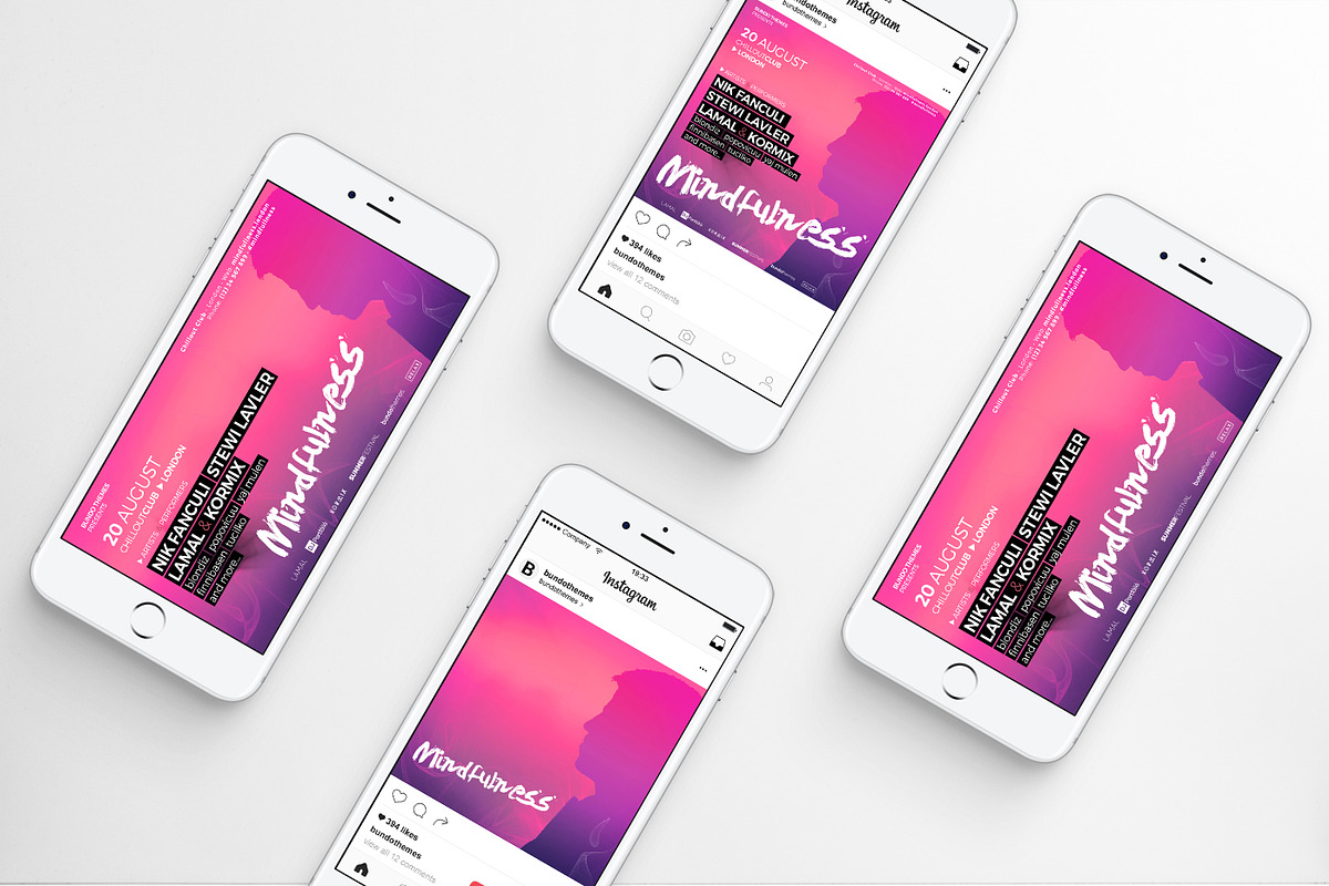 Mindfulness Social Media Pack, a Social Media Template by Bundo Themes (Photo 3 of 4)