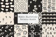 Modern Brushstroke Patterns Bundle, a Pattern Graphic by Lyolya Profitrolya (Thumbnail 1 of 13)