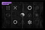 150 Geometric Distressed Shapes, an Object Graphic by Samolevsky (Thumbnail 12 of 18)