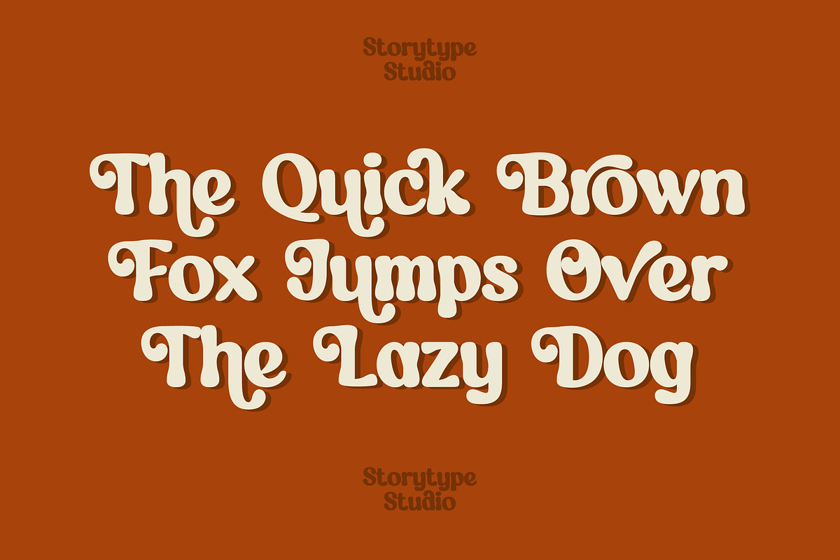 Muloka Kerash Chunky Retro Font, a Sans Serif Font by Storytype Studio (Photo 2 of 15)