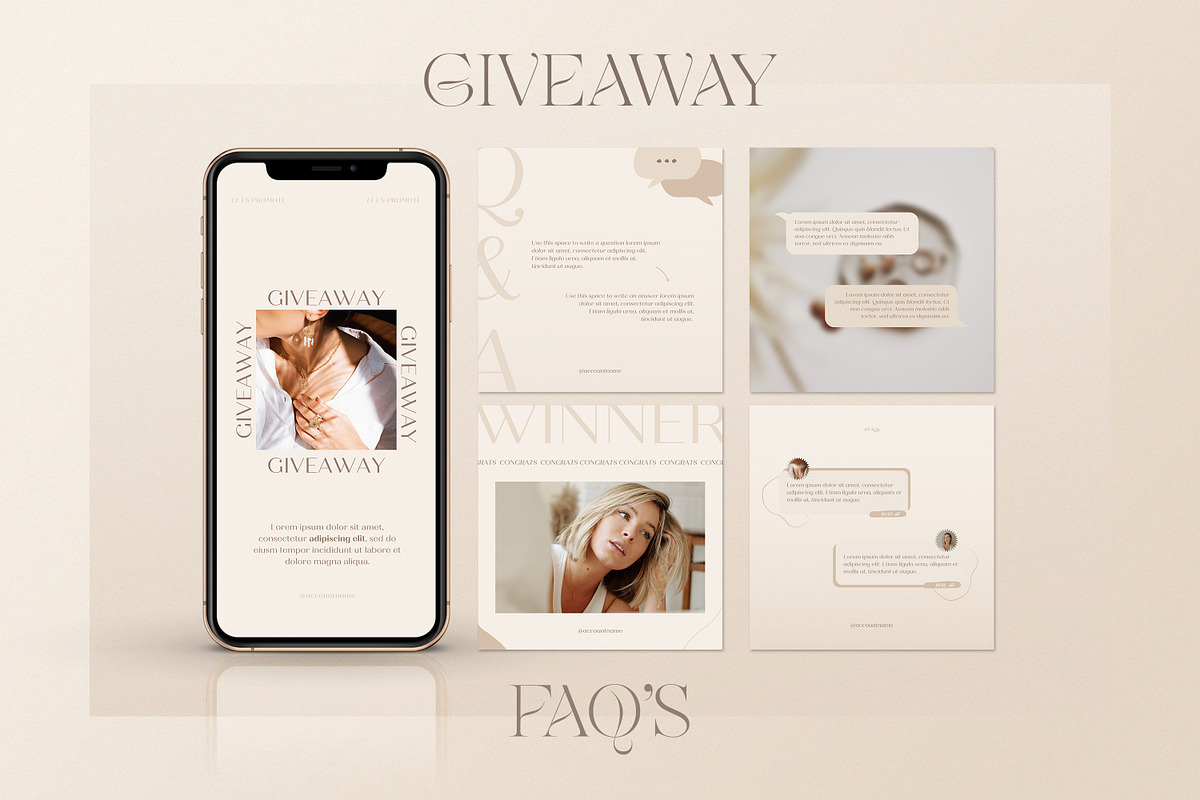 Jewelry Instagram Templates | CANVA, a Social Media Template by Wildnun Studio (Photo 14 of 26)