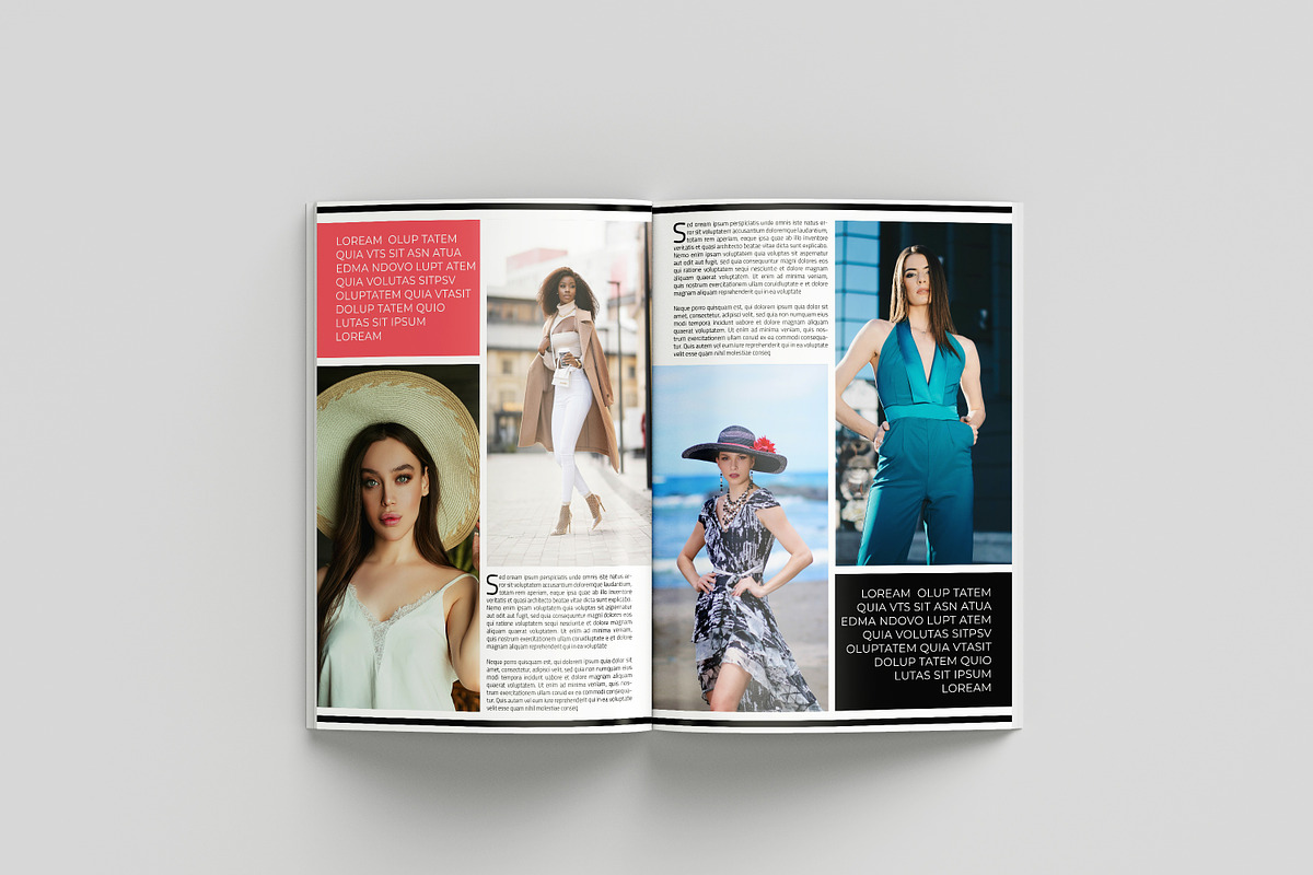 Fashion Magazine Template, a Brochure Template by Template Shop (Photo 15 of 22)