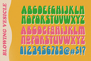 Blowing Vesicle - Psychedelic Font, a Font by Letterhend Studio (Thumbnail 8 of 8)