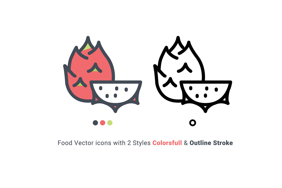 Food Vector Icons, an Icon by BomSymbols (Photo 3 of 5)