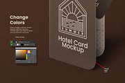 Hotel Room Card PSD Mockup Set, a Books & Magazine Mockup by Remnand Studio (Thumbnail 4 of 10)
