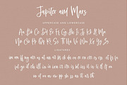 Jupiter and Mars Script Font, a Script Font by etigletters (Thumbnail 10 of 10)