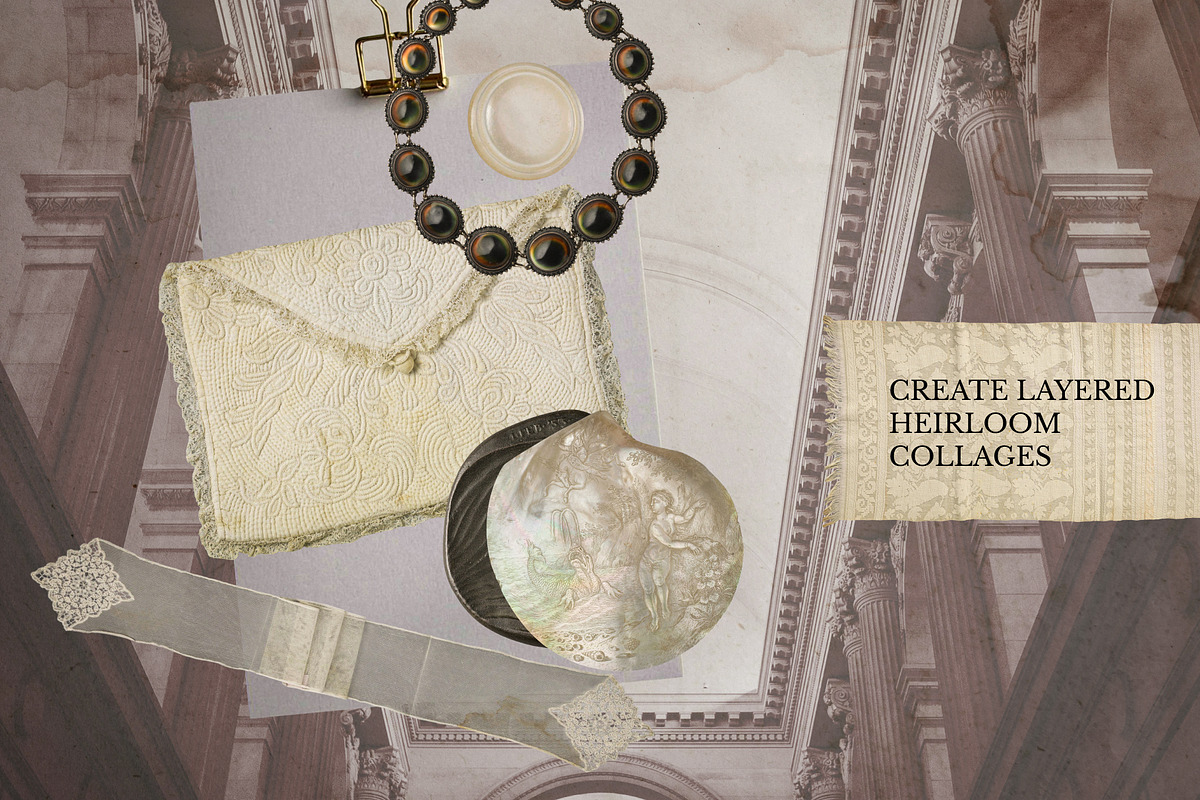 Heirloom Archive: Lace & Relics, an Object Graphic by Anzhelika (Photo 10 of 14)