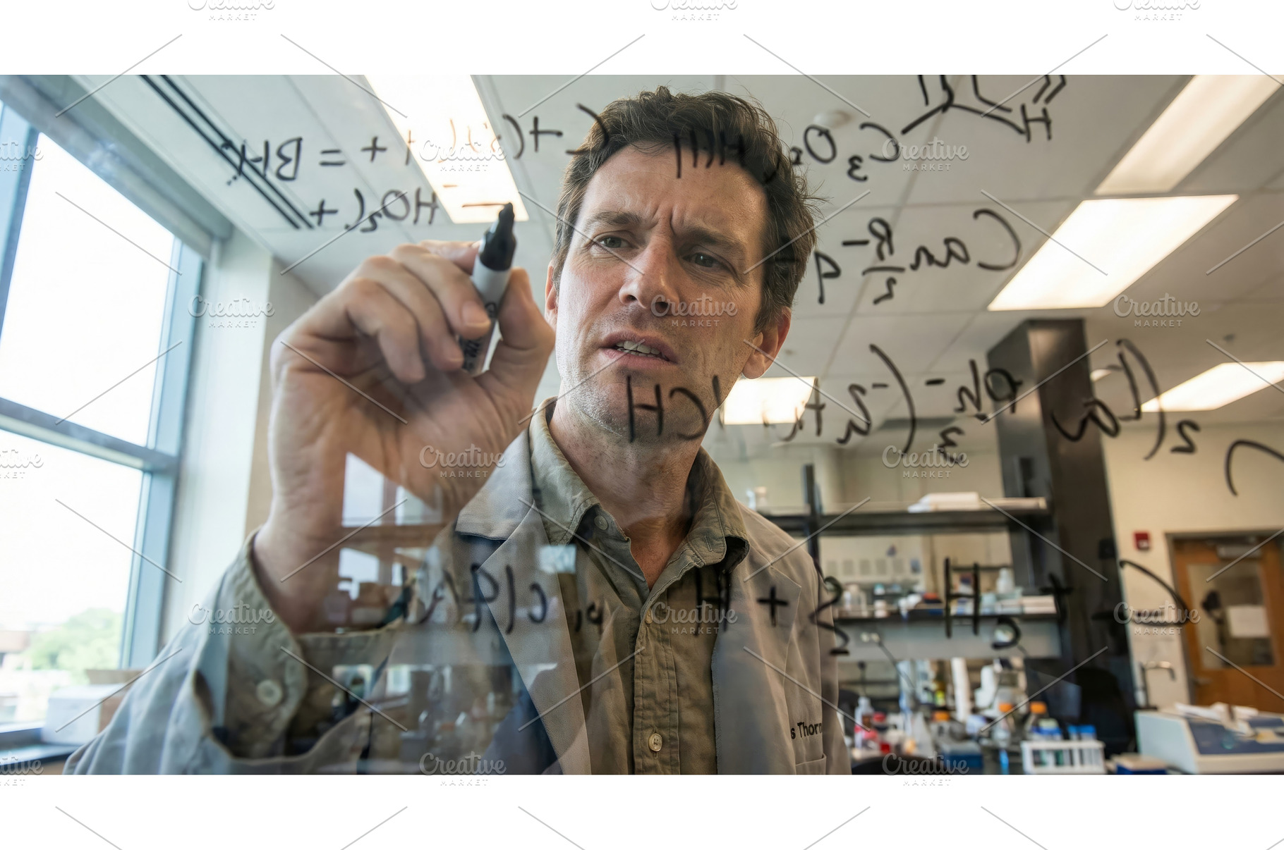 Scientists Lab Formula, a Technology Photo by CREATIVEDEF