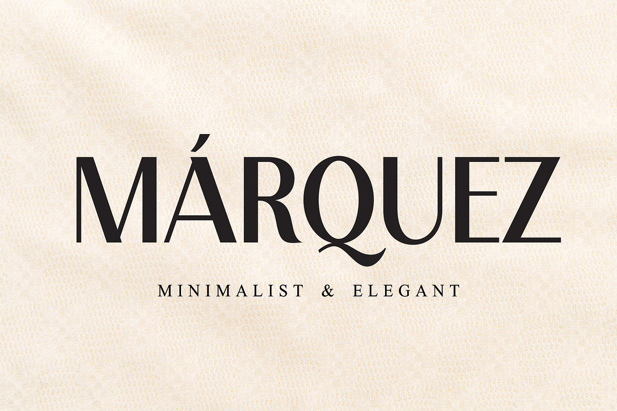 MARQUEZ, a Sans Serif Font by Umitype (Photo 1 of 9)