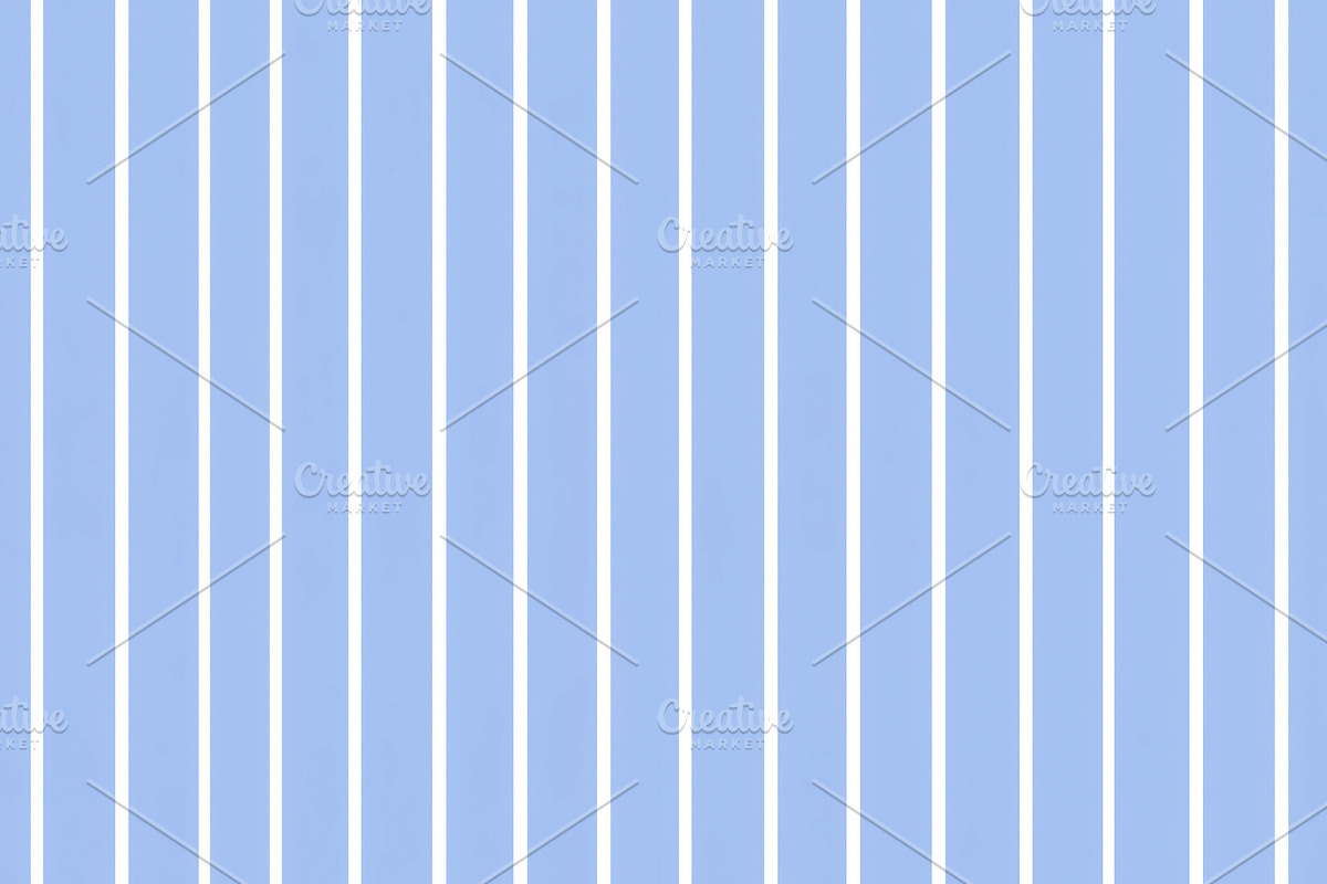 Blue and white vertical stripes forming a seamless geometric pat, a Pattern Graphic by Studio ANNA
