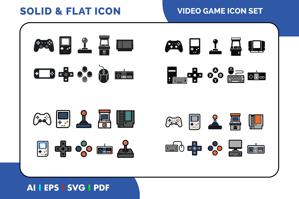 Video Game Vector Icon Collection, a Duotone Icon by Fontmine Studio (Photo 1 of 3)