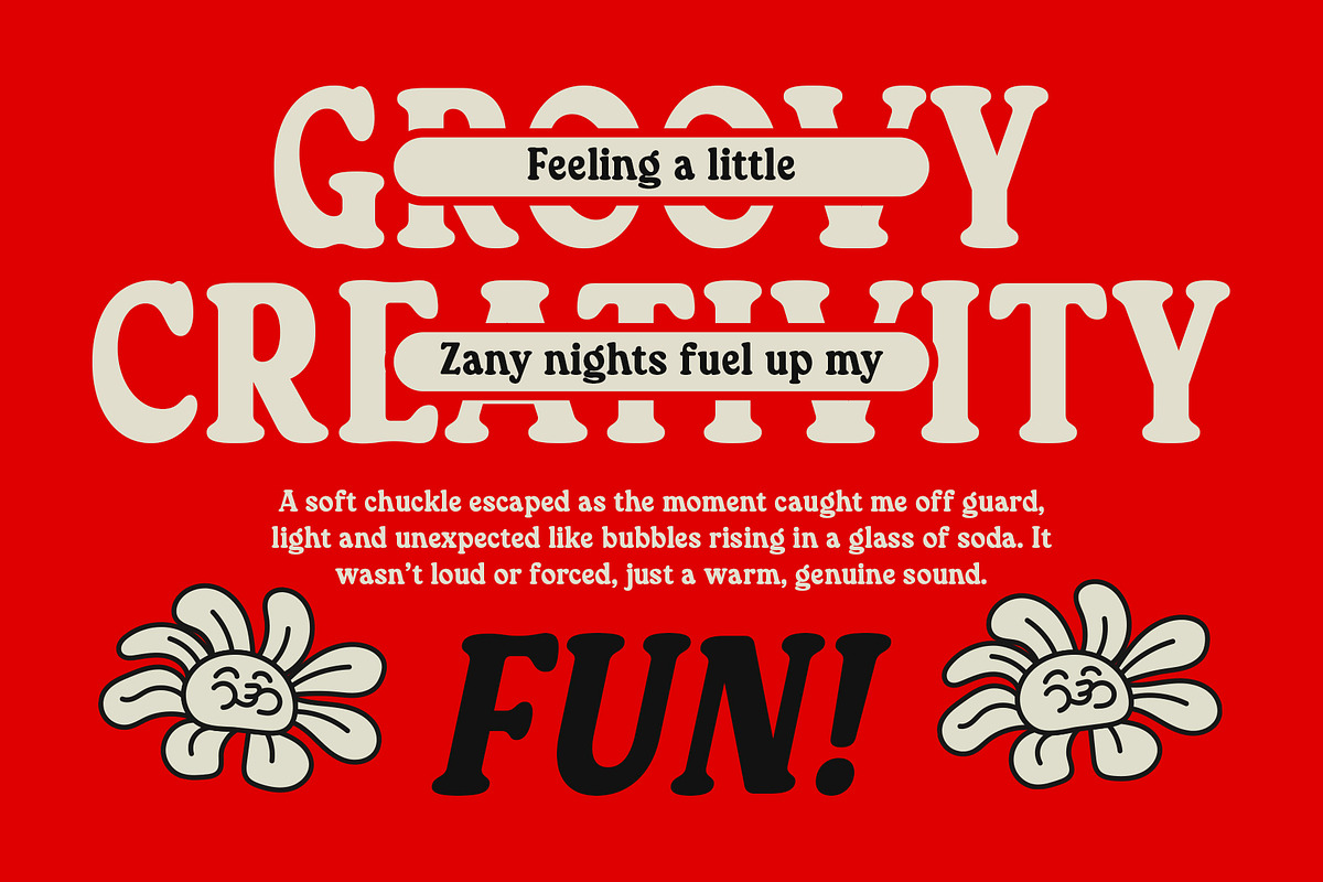 CS Chucky – Retro Font, a Serif Font by Craft Supply Co. (Photo 5 of 8)