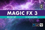 Magic FX 3 Brush Set, a Brushes & More by Zsolt Kosa Art (Thumbnail 1 of 6)