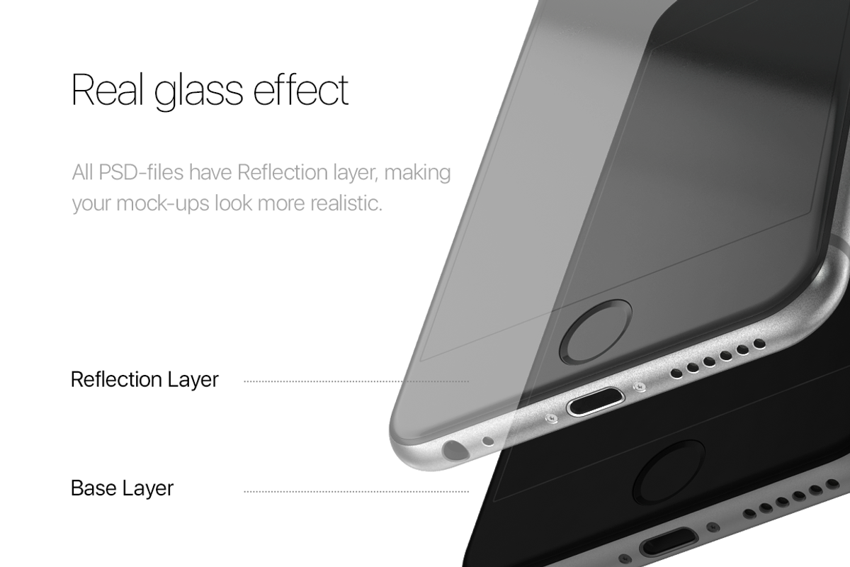 98 perfect iPhone 6 mockups, an iPhone Mockup by Shakuro (Photo 3 of 6)